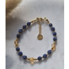 Bransoletka Lapis lazuli i Cytryn - obrazek 3