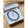 Bransoletka Lapis lazuli, Hematyt - obrazek 2