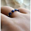Pierścionek Lapis Lazuli pastylki