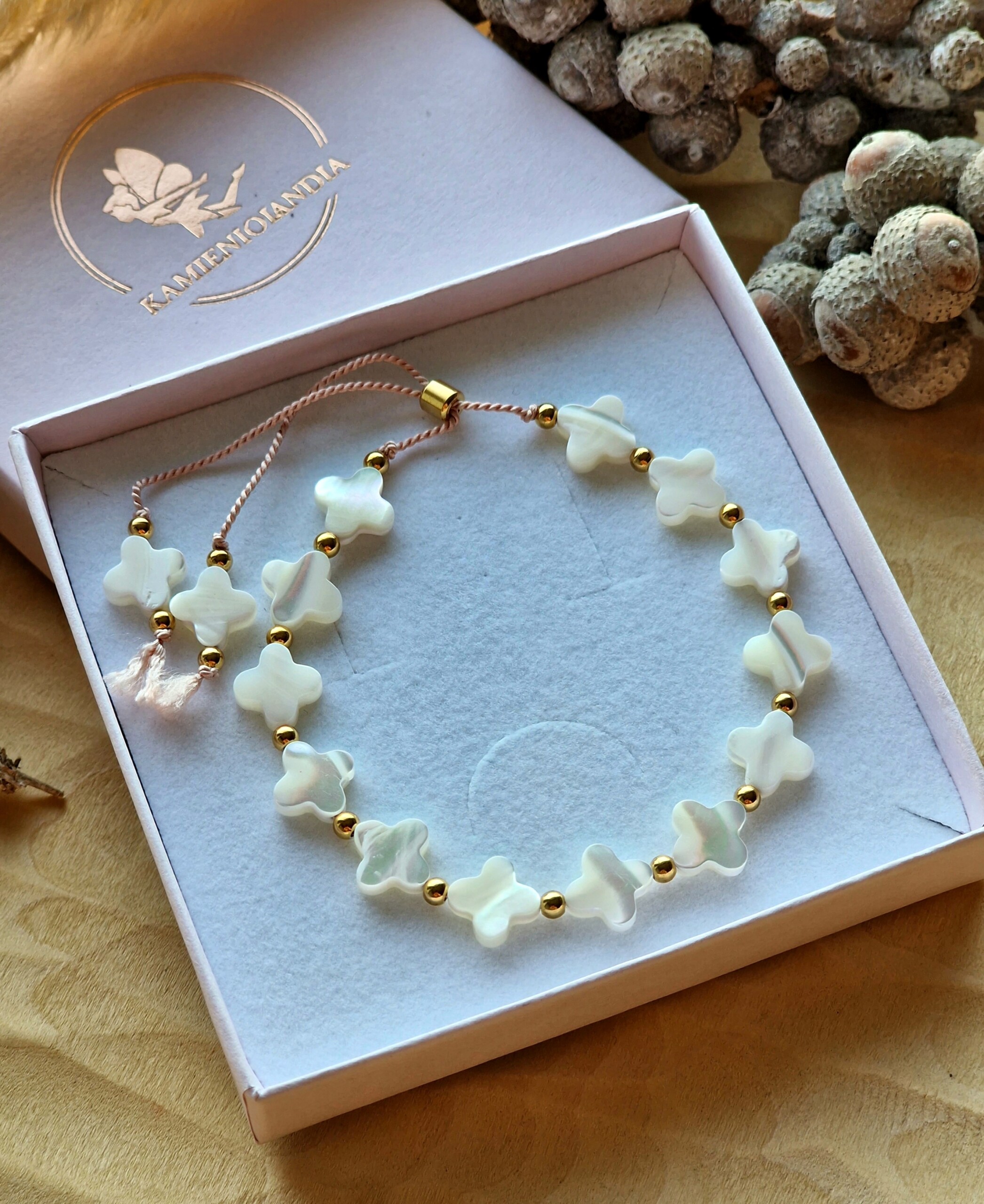 Bransoletka Masa perłowa #2