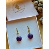 Kolczyki Ametyst