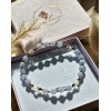 Bransoletka Akwamaryn, Kryształ górski, Hematyt - obrazek 4