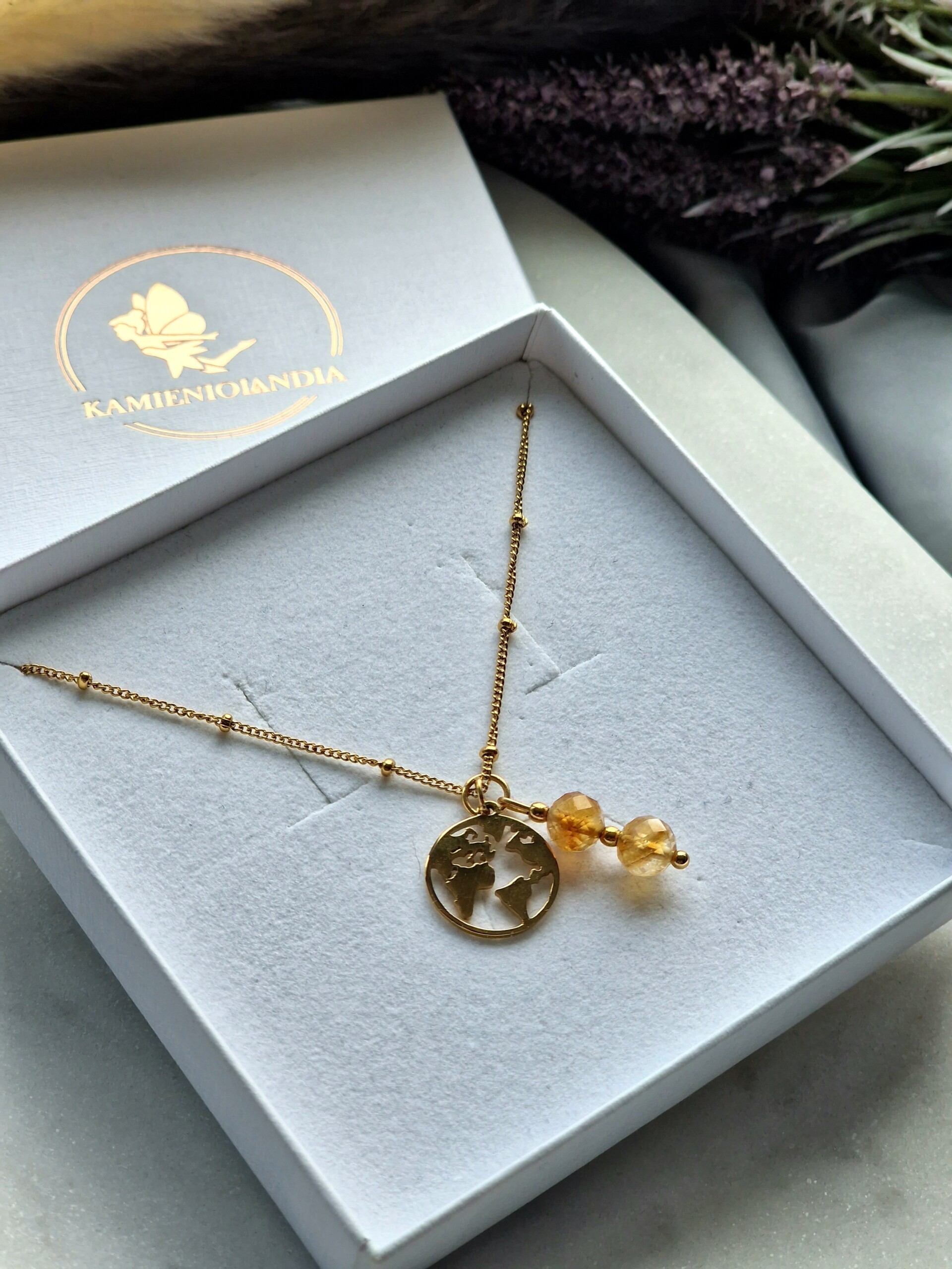 Naszyjnik Cytryn, Hematyt