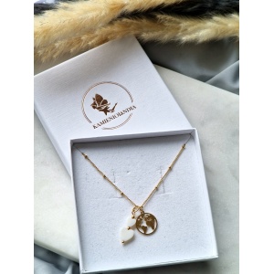 Naszyjnik  Masa perłowa, Hematyt