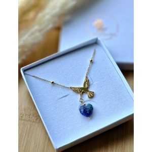 Naszyjnik  Lapis Lazuli Hematyt