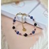 Bransoletka Turmalin, Ametyst, Lapis lazuli, Kryształ górski, Hematyt