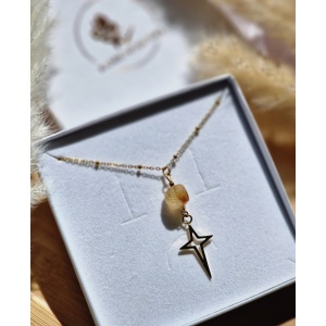 Naszyjnik Cytryn gwiazdka