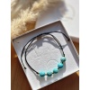 Bransoletka na sznurku Turkus - obrazek 3