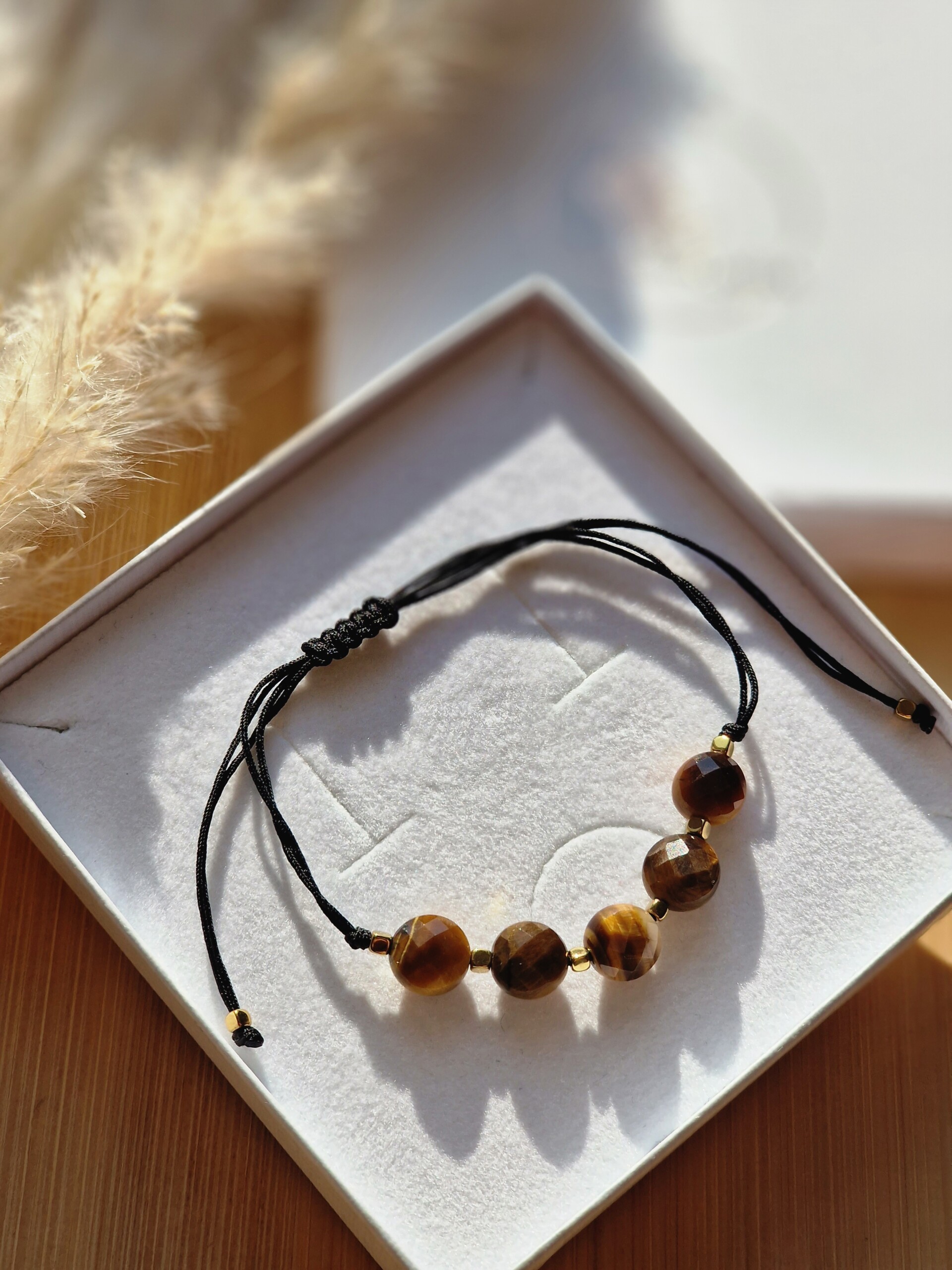 Bransoletka na sznurku Tygrysie oko