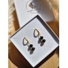 Kolczyki Turmalin Hematyt - obrazek 2