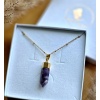 Naszyjnik Ametyst grot