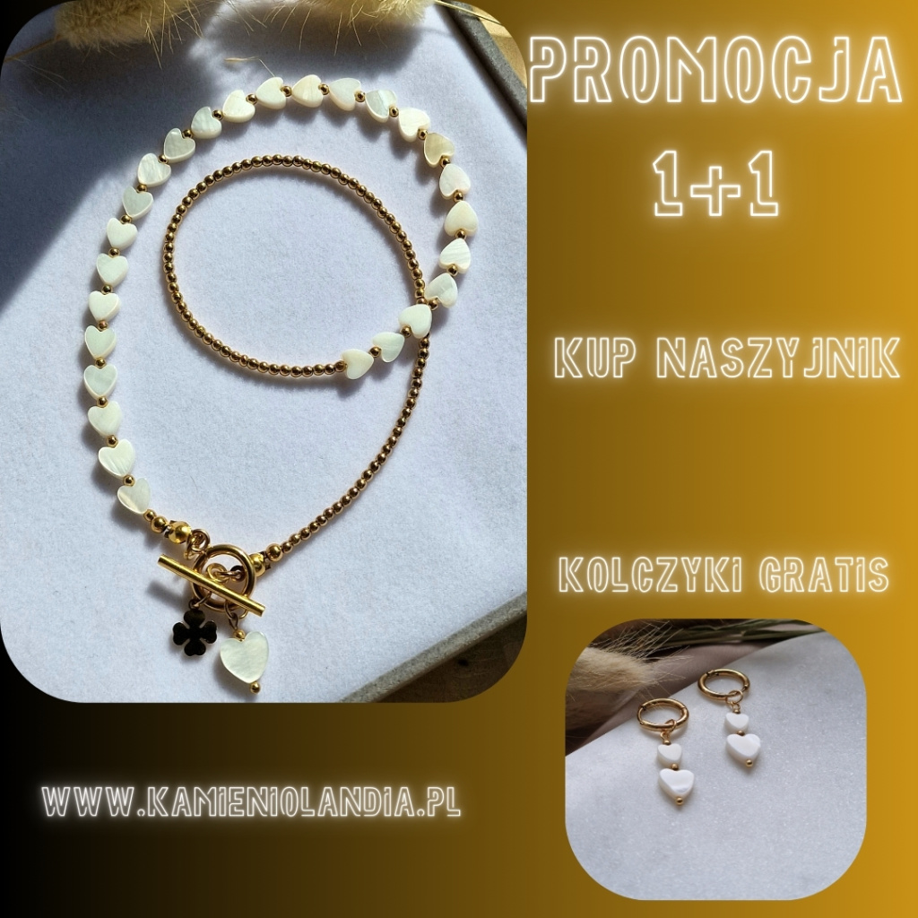 Naszyjnik masa perłowa