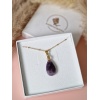 Naszyjnik Ametyst łezka - obrazek 2