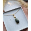 Naszyjnik Labradoryt łezka