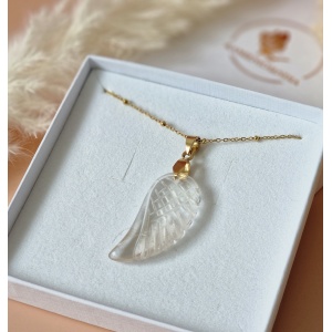 Naszyjnik Kryształ górski skrzydło