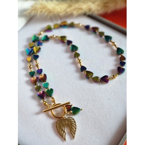 Naszyjnik Hematyt benzynka