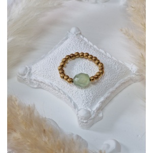 Pierścionek Prehnit, Hematyt